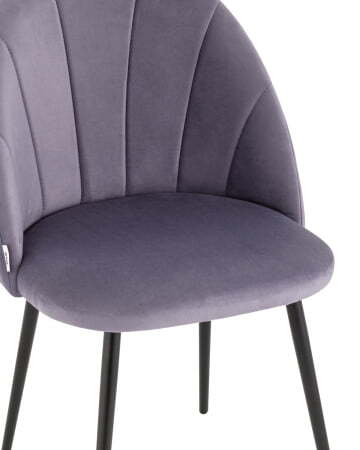 Стул Логан велюр пыльно-сиреневый (Стул кухонный Логан пыльно-сиреневый)