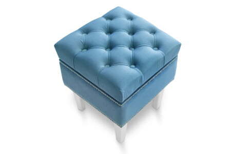 Пуф Parige 400 (420x420x450) Голубой (Голубой)