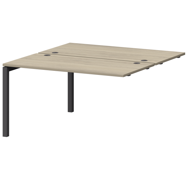 Модуль двойной универсальный на металлокаркасе Смарт СМС2-П-12К.149Э.Пр50 1200x1496x750 (Кронберг/Антрацит)