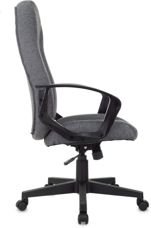 Кресло руководителя T-898 серый 3C1 крестов. пластик (Серый)