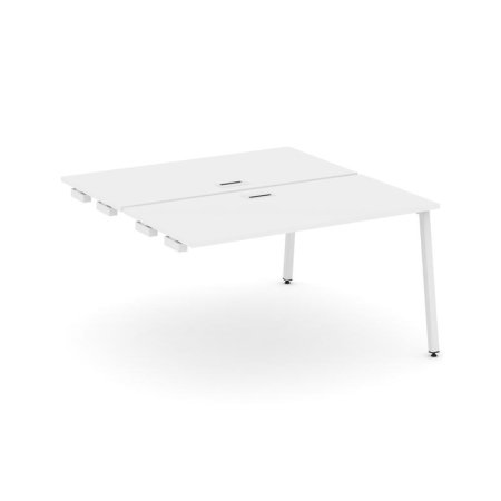 Стол-приставка к опорным элементам SN-4A.DPRS-014 (1580х1432х750) (Белый/Металл Белый)