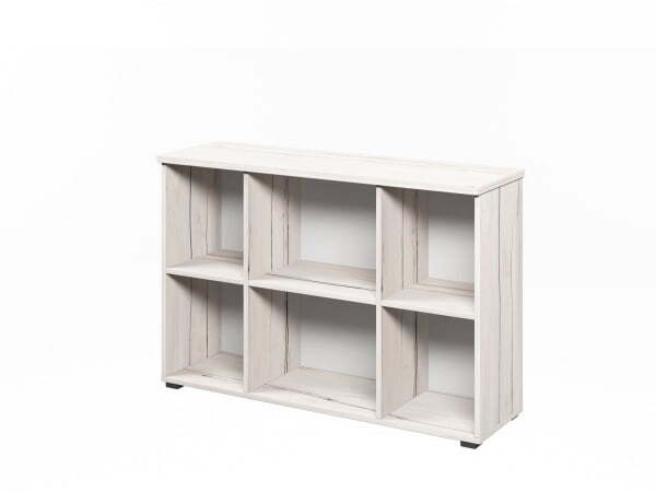 Стеллаж низкий L-69 1200х374х803 (Таксония Айвори)