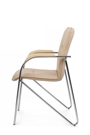 Стул Самба с пластиковыми подлокотниками SMB-03H Бежевый (Бежевый)