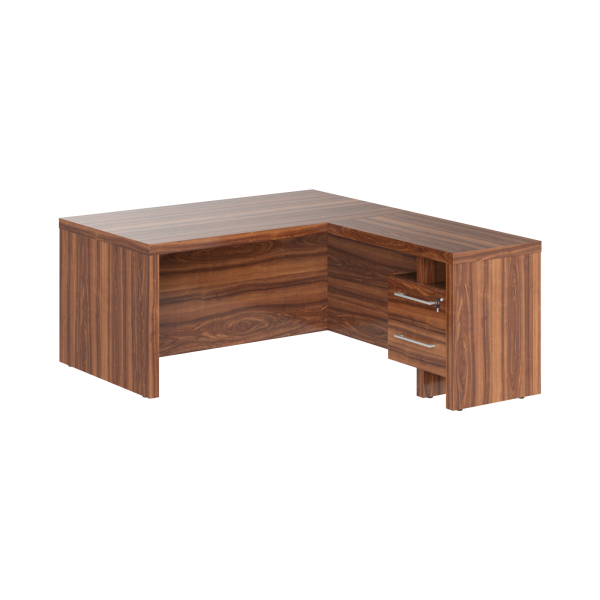 Стол руководителя Zenn ZCT 1619HR 1600x1900x745 (Орех Даллас)