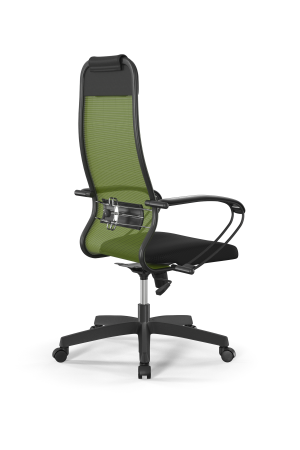 Кресло для руководителя Метта Sit 10 B1-111K - X2+UMF(X1) /Ub00/Wh00/K1bL(M09.B02.G15.W01) (Зеленый | Черный)