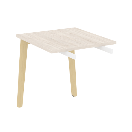 Брифинг-приставка на деревянных опорах Onix Wood Direct OW.BR-7 780x720x750 (Денвер Светлый/Дуб Светлый)