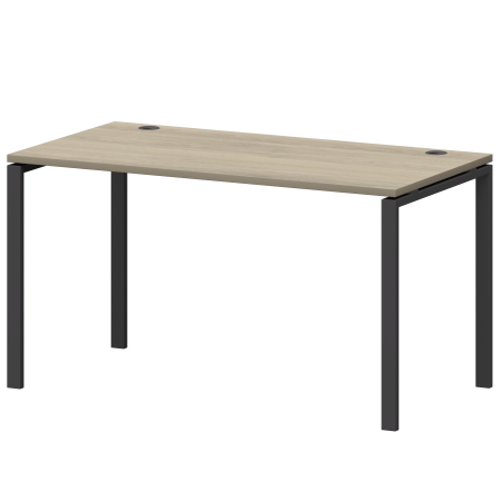 Стол на металлокаркасе Смарт СМС25-П-16К.73.Пр25 1600x730x750 (Кронберг/Антрацит)
