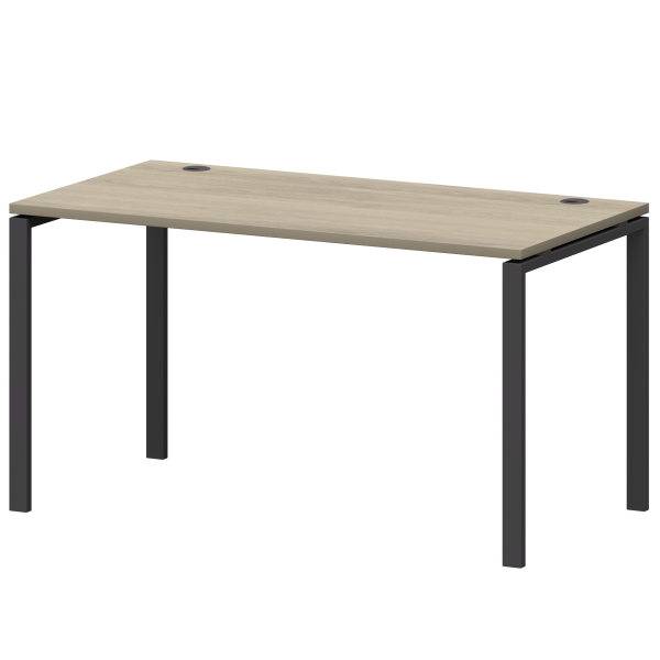 Стол на металлокаркасе Смарт СМС25-П-10К.73.Пр25 1000x730x750 (Кронберг/Антрацит)