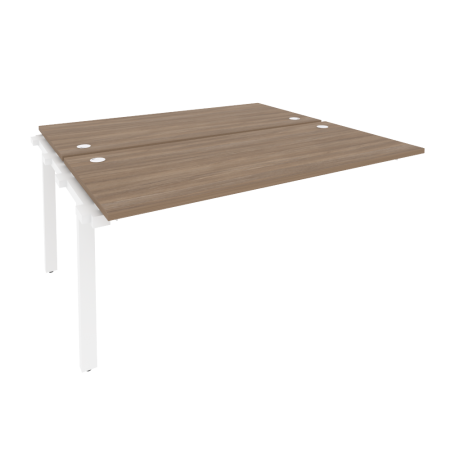 Наборный элемент рабочей станции на м/к Onix O.M-2.NRS-4.7 1580x1475x750 (Дуб Аризона/Белый Металл)