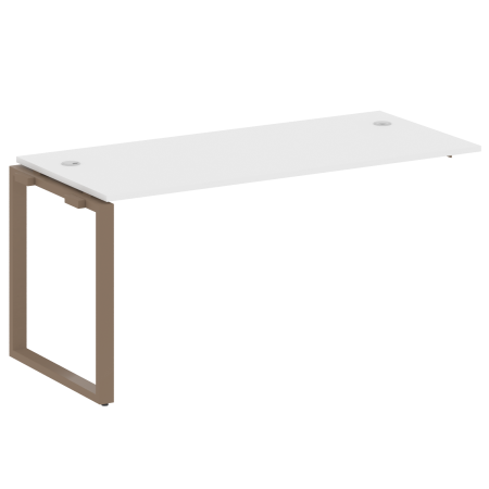 Проходной наборный элемент рабочей станции Metal System Style БО.ПРС-СП-1.4 1600x720x750 (Белый/Мокко металл)