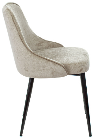 Стул для кухни KF-5 песочный Light 21 металл черный на ножках (KF-5/LT21) (Песочный)