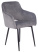 Кресло CH-380F серая жемчужина Italia 26 на ножках металл черный (Серый)