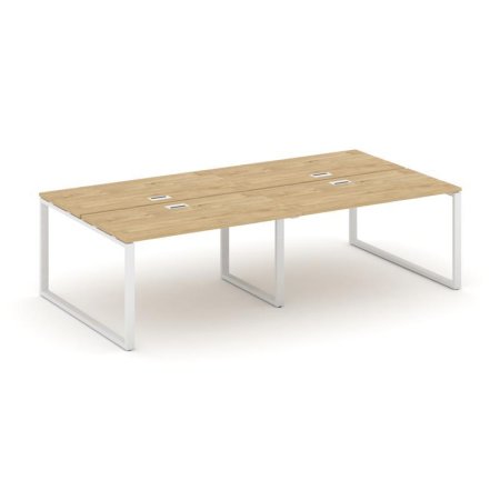 Рабочая станция 2-х сторонняя SN-6O.DRS-051 (1960х1632х750) (Тиквуд Светлый/Металл Белый)