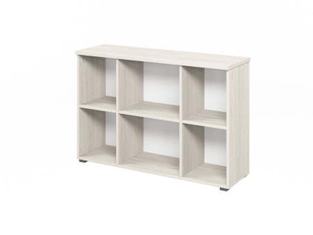 Стеллаж низкий L-69 1200х374х803 (Сосна Скандинавская)