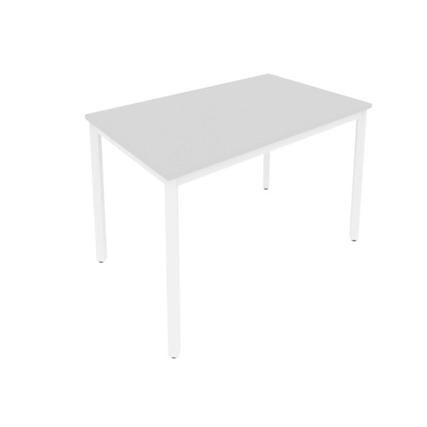 Стол письменный на металлокаркасе Slim С.СП-4 1180x720x750 (Серый/Белый металл)