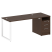 Рабочая станция Metal System Style БО.РС-СТП1.3 1812x720x750 (Дуб Наварра/Серый металл)