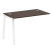 Проходной наборный элемент рабочей станции Metal System Style БА.ПРС-СП-1.2 1200x720x750 (Дуб Наварра/Серый металл)