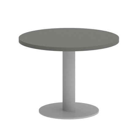 Стол журнальный круглый VR.SP-5-60.1G 600x600x450 (Металлик/Серый Металл)