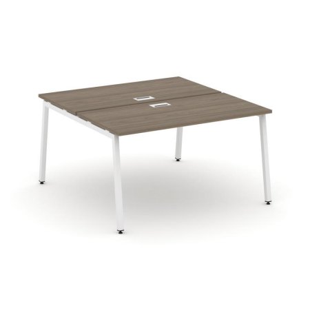 Рабочая станция 2-х сторонняя SN-4A.DRS-022 (1180х1632х750) (Вяз Благородный/Металл Белый)