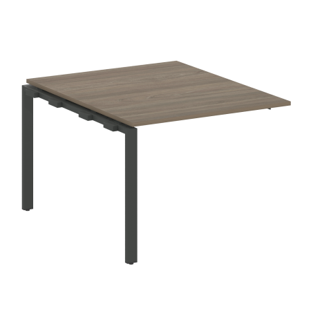 Проходной наборный элемент переговорного стола Metal System Style БП.ППРГ-1 1000x1235x750 (Вяз/Антрацит металл)