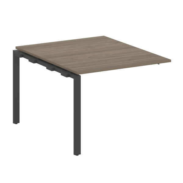 Проходной наборный элемент переговорного стола Metal System Style БП.ППРГ-1 1000x1235x750 (Вяз/Антрацит металл)