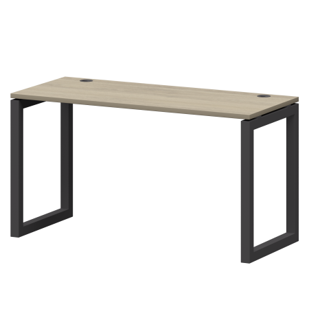 Стол на металлокаркасе Смарт СМС25-О-16К.60.Пр50 1600x600x750 (Кронберг/Антрацит)