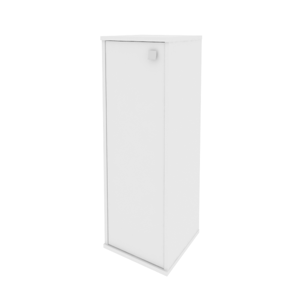 Шкаф средний  узкий, левый Style Л.СУ-2.3Л 412x410x1215 (Белый)