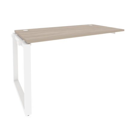 Наборный элемент рабочей станции на О-образном м/к Onix O.MO-1.NRS-3.7 1380x720x750 (Дуб Аттик/Белый Металл)
