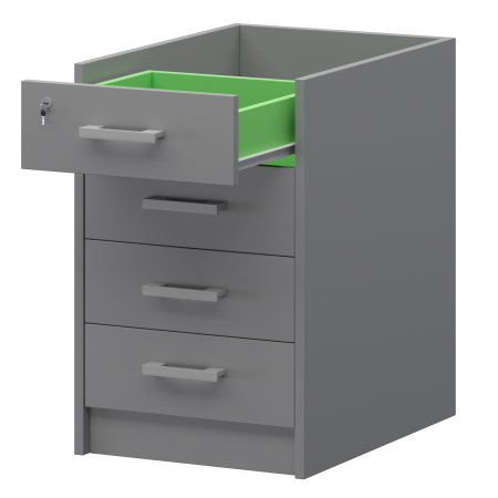 Корпус тумбы приставной Арго АТ-07 440x600x740 (Серый)