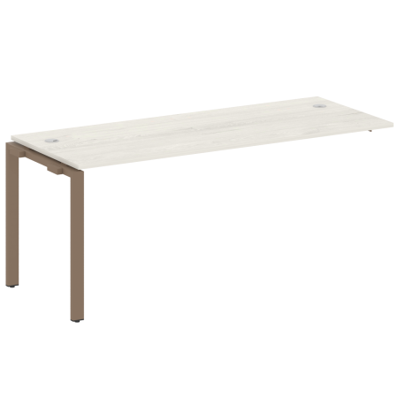 Проходной наборный элемент рабочей станции Metal System Style БП.ПРС-СП-1.5 1800x720x750 (Дуб Наварра/Мокко металл)