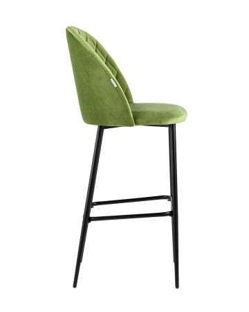 Стул барный Марсель велюр травяной (Стул барный Марсель травяной)