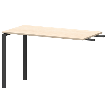 Бриф-приставка на металлокаркасе Арго-М АМ-120.60 1200x600x760 (Бук/Антрацит)