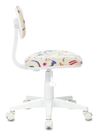 Кресло детское CH-W201NX песочный Sticks 02 крестов. пластик пластик белый (Бежевый)