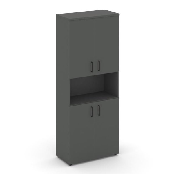 Шкаф высокий широкий SN.STS-107 (796х400х1982) (Антрацит)