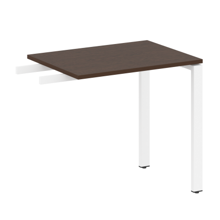 Приставной элемент БП.ПР-2 800x600x750 (Венге Цаво/Белый металл)