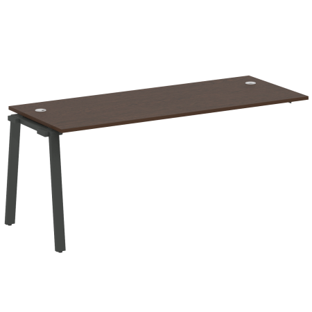 Проходной наборный элемент рабочей станции Metal System Style БА.ПРС-СП-1.5 1800x720x750 (Венге Цаво/Антрацит металл)