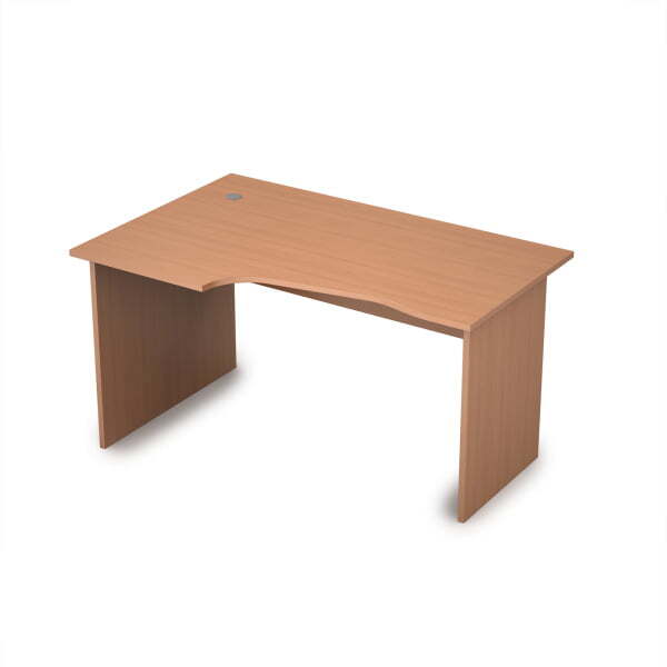 2С.022 Стол криволинейн.лев. 1400x900x750 (Бук)