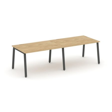 Стол переговорный SN-6A.SPRG-012.3 (2360х980х750) (Тиквуд Светлый/Металл Антрацит)