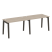 Рабочая станция на деревянных опорах Onix Wood OW.RS-2.2.7 2360x720x750 (Тиквуд Светлый/Дуб Темный)