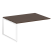 Проходной наборный элемент переговорного стола Metal System Style БО.ППРГ-4 1600x1235x750 (Дуб Наварра/Серый металл)