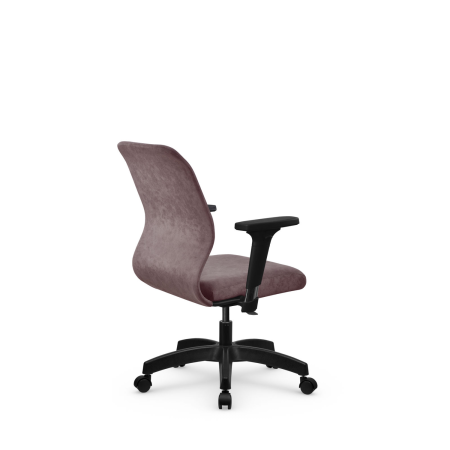 Кресло для руководителя Метта SU-Mr-4(Vivaldi)/подл.000/осн.005 (Темно-розовый)