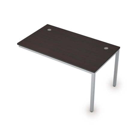 6МБК.189 Линейные бенч-системы, конечный модуль (1400x800x750) (Венге/Алюминий матовый)