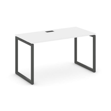 Стол письменный SN-4O.SP-001 (980х600х750) (Белый/Металл Антрацит)
