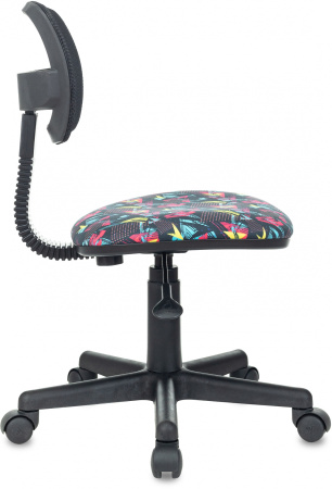 Кресло детское CH-299 черный TW-01 сиденье мультиколор геометрия сетка/ткань крестов. пластик (Мультиколор)