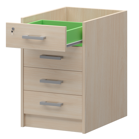 Корпус тумбы приставной Арго АТ-07 440x600x740 (Бук)