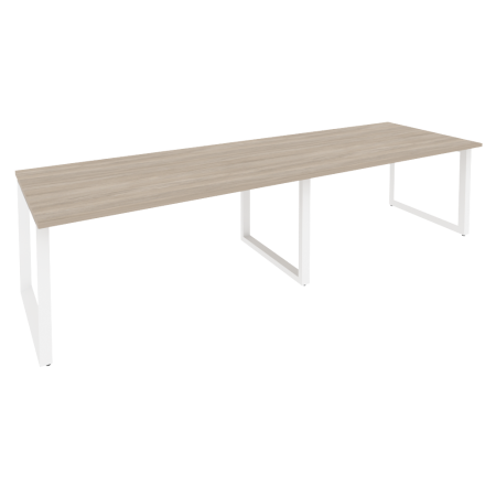 Стол переговорный Onix O.MO-PRG-2.4 3160x980x750 (Дуб Аттик/Белый Металл)