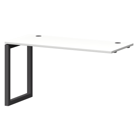 Модуль линейный на металлокаркасе Смарт СМС25-О-14К.60Э.Пр.50 1400x600x750 (Белый/Антрацит)