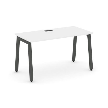 Стол письменный SN-5A.SP-021 (980х800х750) (Белый/Металл Антрацит)