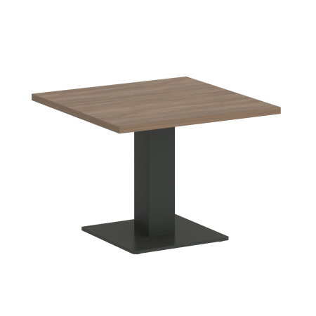 Стол журнальный квадратный VR.SP-5-60.2G 600x600x450 (Дуб Аризона/Антрацит Металл)