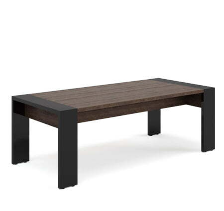 LAVA Стол для переговоров 220 930 (Табак/Черный глянец)